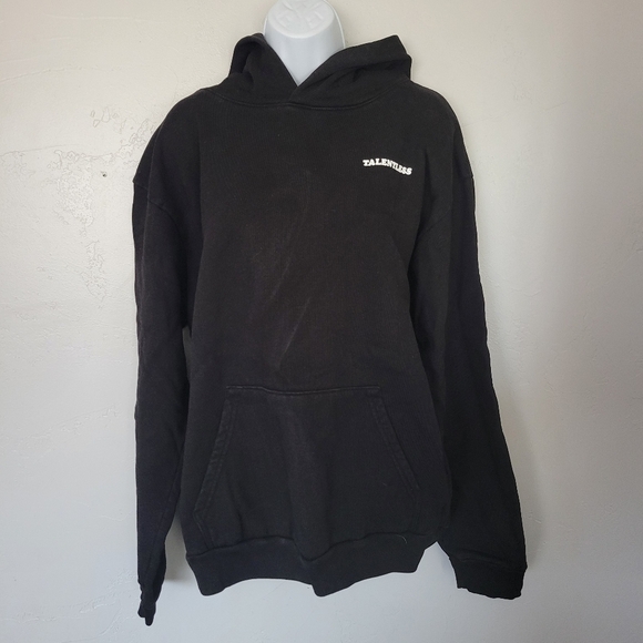 Talentless Unisex Large Black Hoodie Pullover Sweatshirt Please Wash Your Hands - Picture 1 of 7